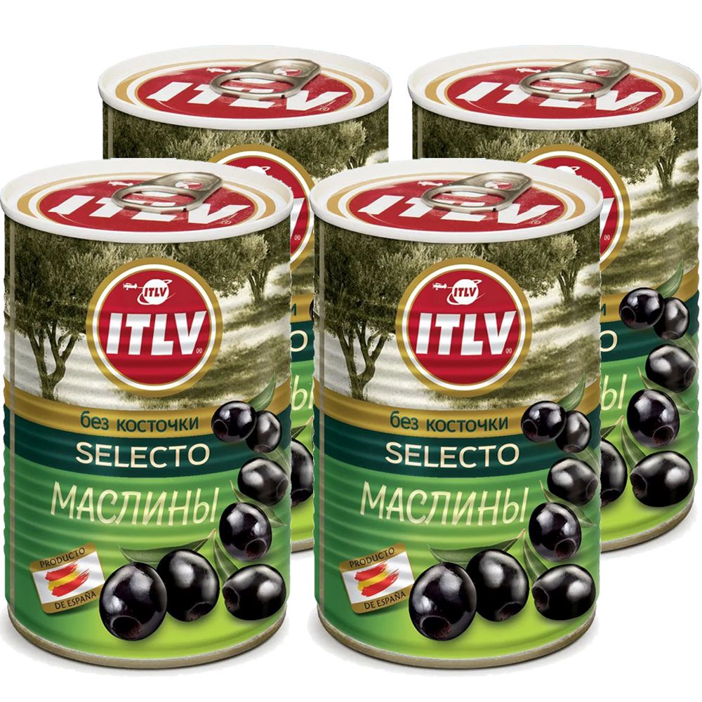 

Маслины ITLV без косточки Selecto, ж/б, 425 мл*4 шт, Selecto, 425 мл*4 шт