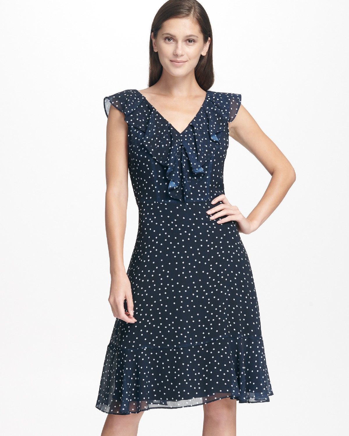 

Платье женское DKNY DD9AJ153 синее 2, DD9AJ153