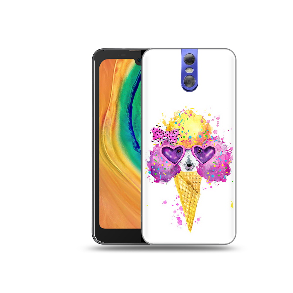 

Чехол MyPads Tocco для Doogee BL7000 Рожок, Прозрачный, Tocco