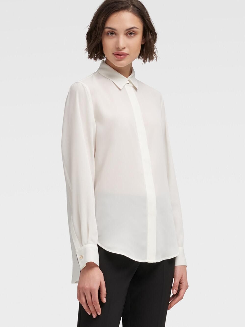 

Рубашка женская DKNY P8RMN500 белая XL, P8RMN500