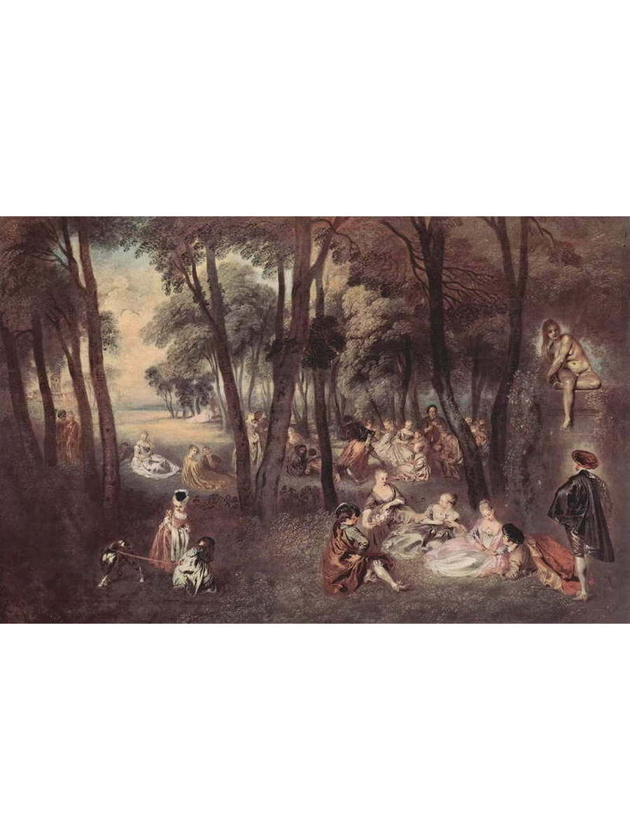 

Постер DRABS A3 Ватто Антуан Развлечения на приволье