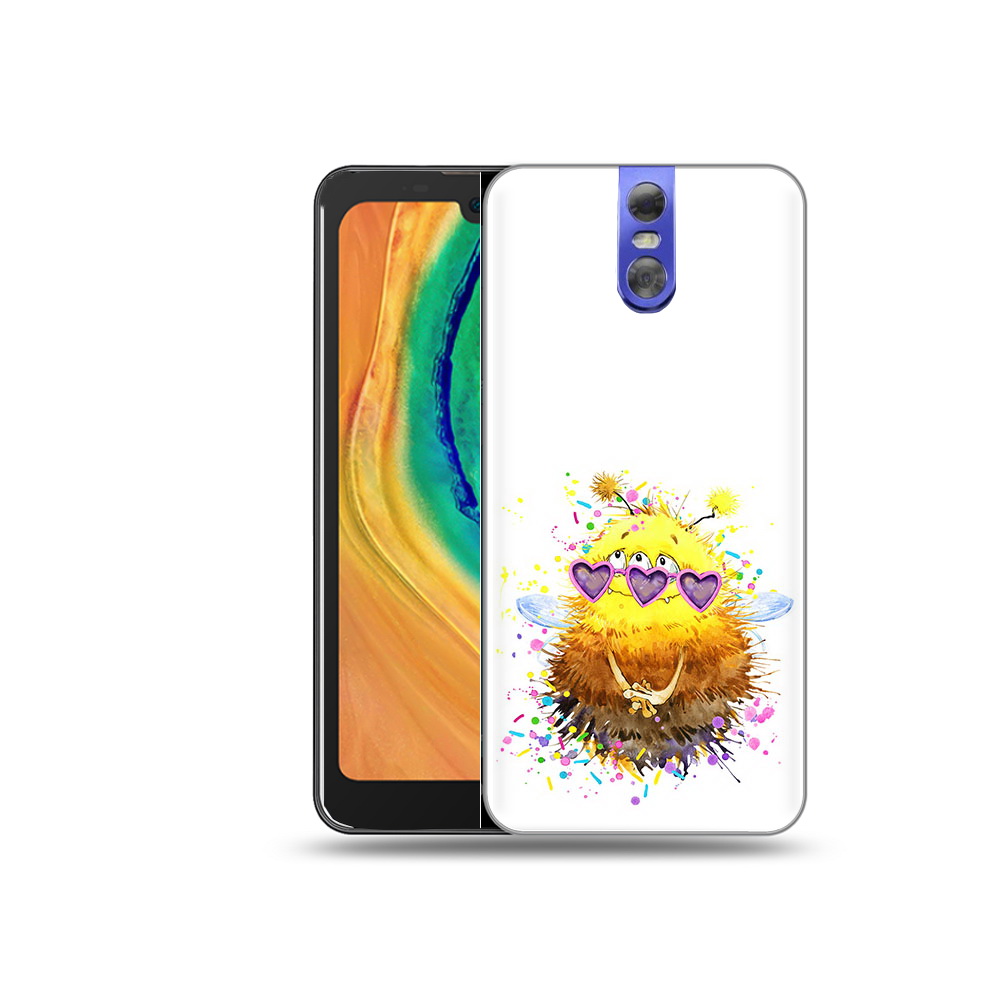 

Чехол MyPads Tocco для Doogee BL7000 Пушитый шмель, Прозрачный, Tocco