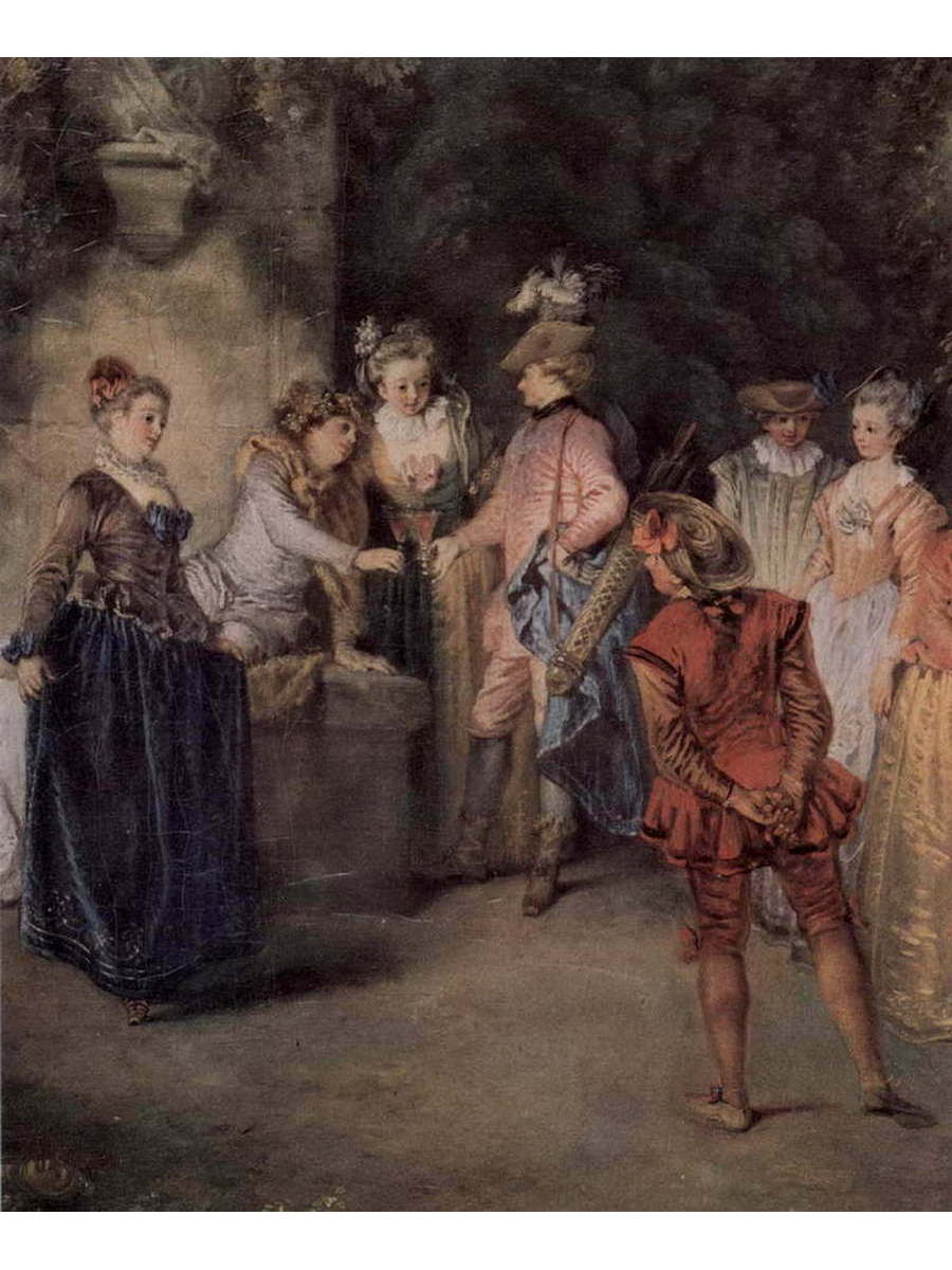 

Постер DRABS A3 Ватто Антуан Развлечения на приволье 1