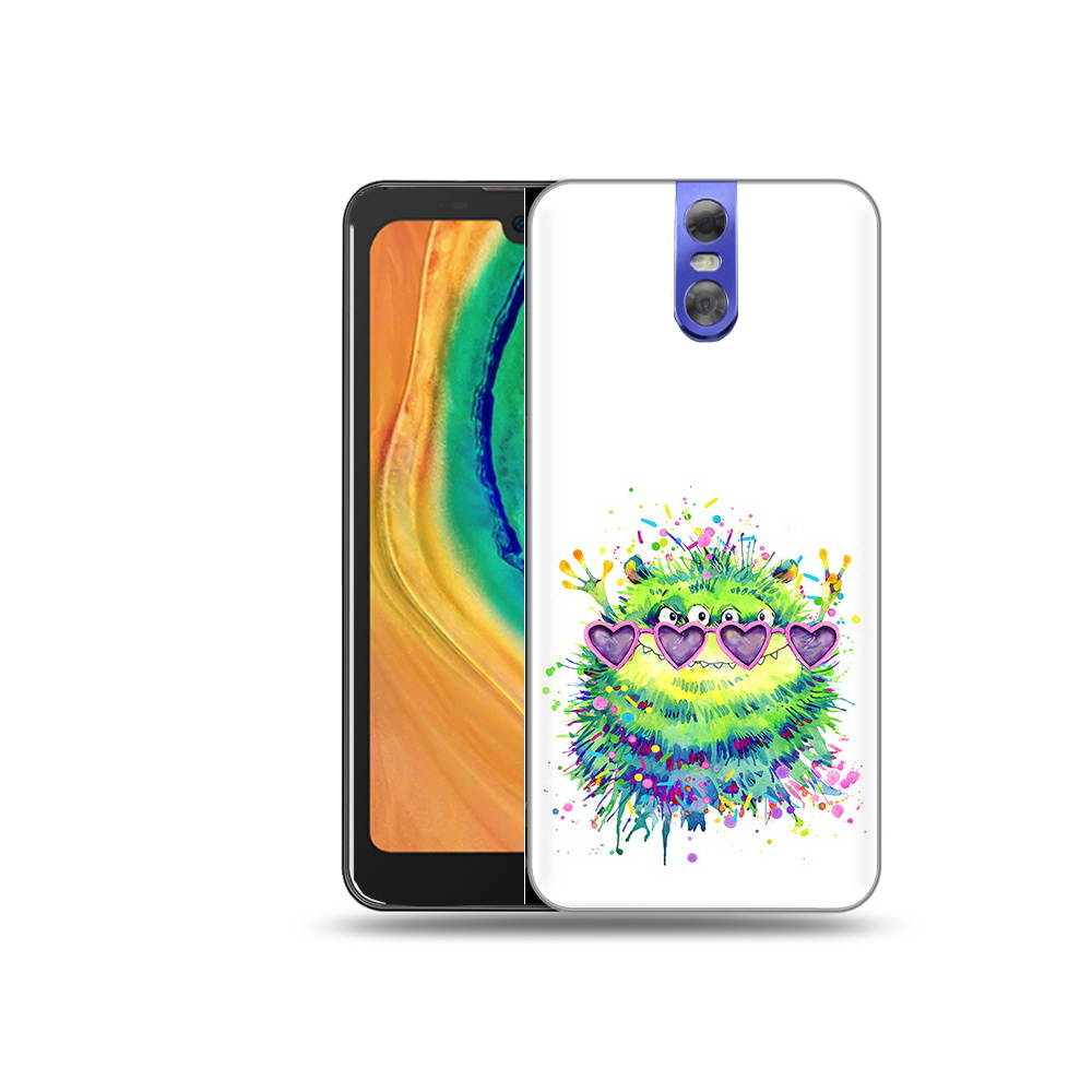 

Чехол MyPads Tocco для Doogee BL7000 Пушистый персонаж, Прозрачный, Tocco