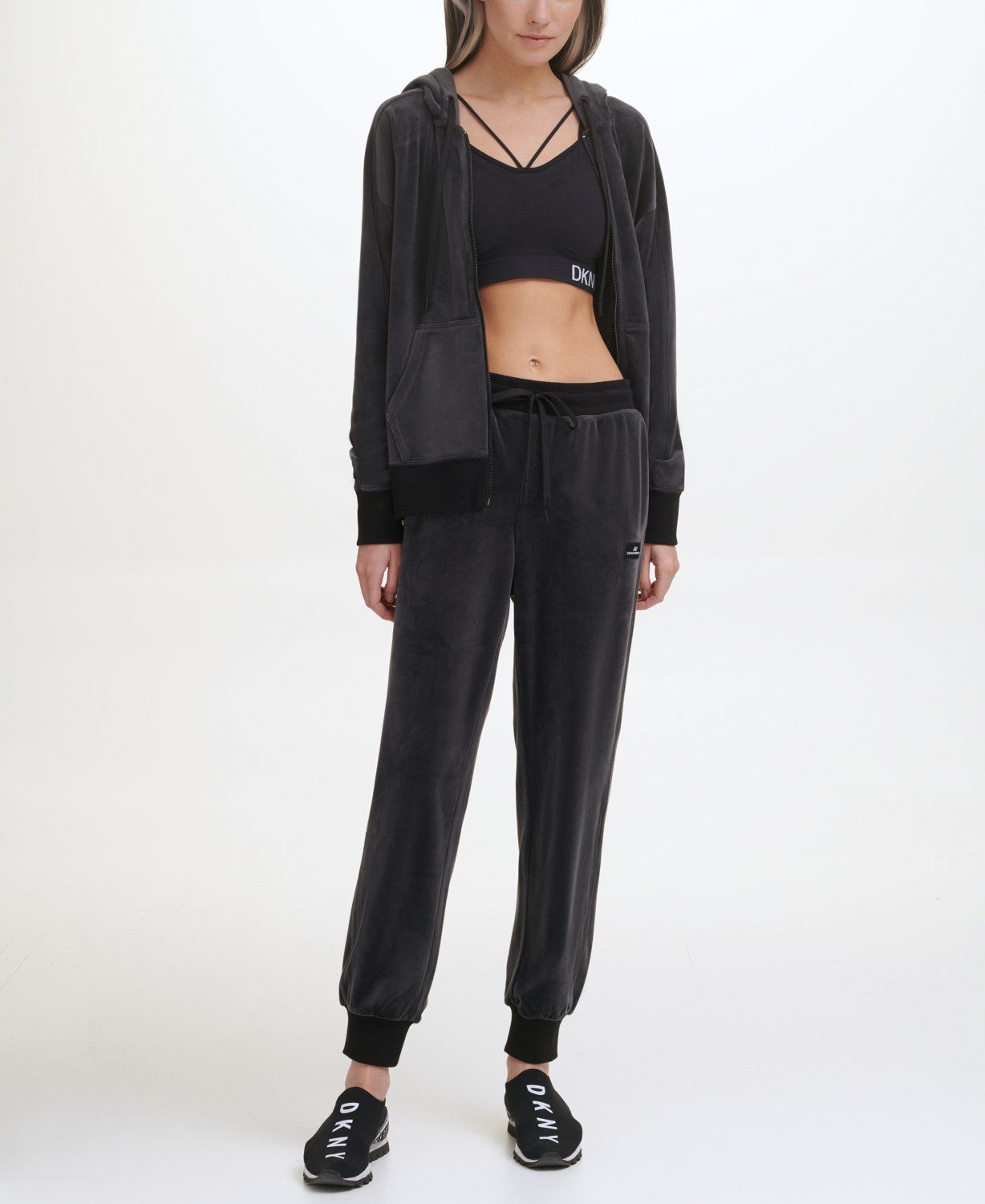 

Толстовка женская DKNY DP1J9047 черная S, DP1J9047