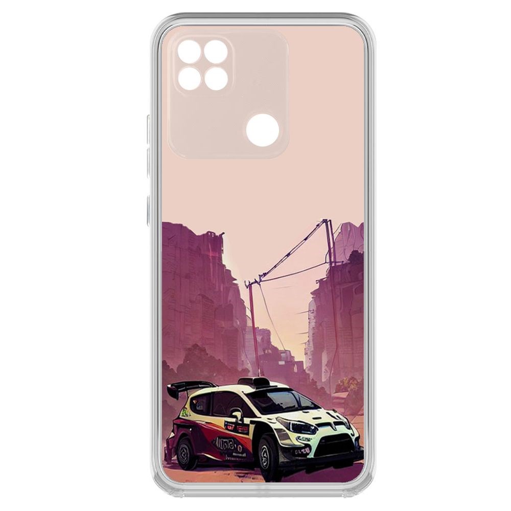 

Чехол-накладка Krutoff Clear Case Гоночный каньон для Xiaomi Redmi 10A, Прозрачный