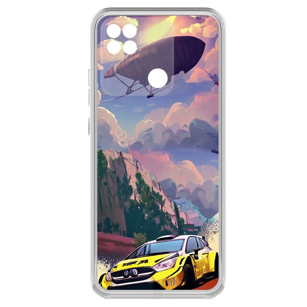 

Чехол-накладка Krutoff Clear Case Гонка для Xiaomi Redmi 10A, Прозрачный
