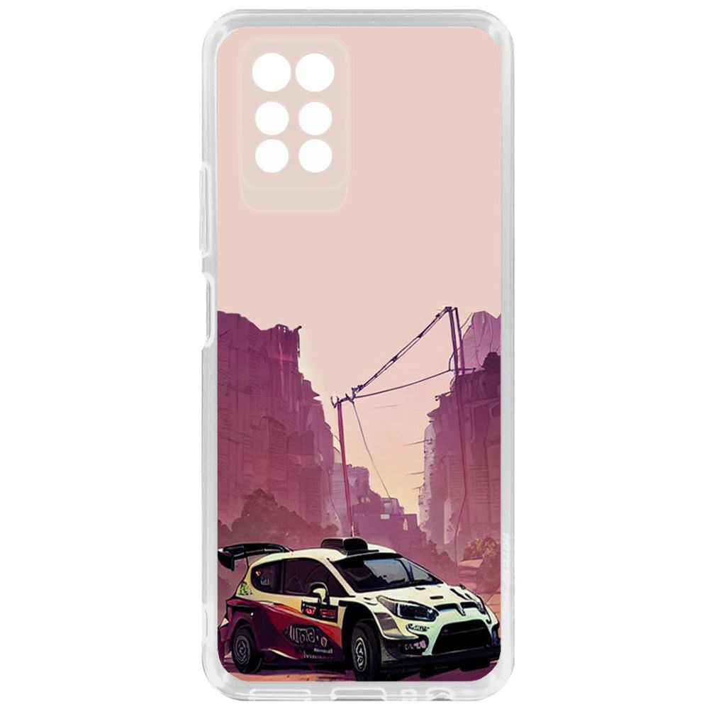 

Чехол-накладка Krutoff Clear Case Гоночный каньон для INFINIX Note 10 Pro, Прозрачный