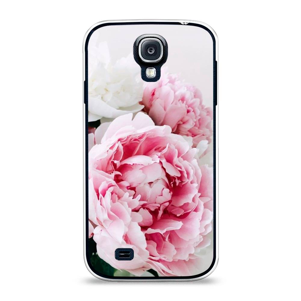 

Чехол на Samsung Galaxy S4 "Розовые и белые пионы", Розовый;белый, 23950-2