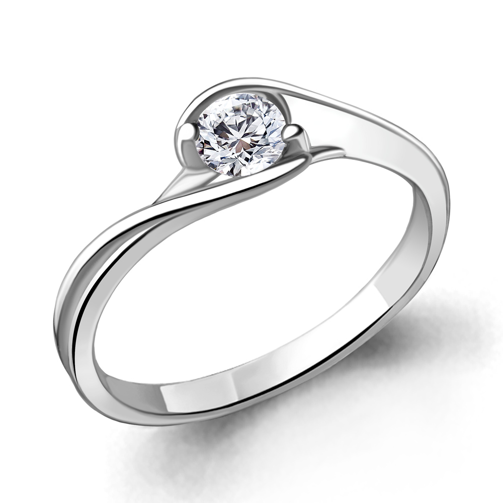 

Кольцо из серебра с фианитом Aquamarine Aquamarine 661061_925_р р. 15,5, 661061_925_р