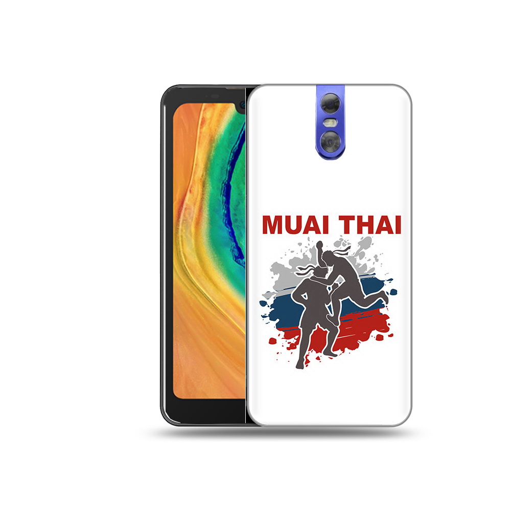 

Чехол MyPads Tocco для Doogee BL7000 Муайтай, Прозрачный, Tocco