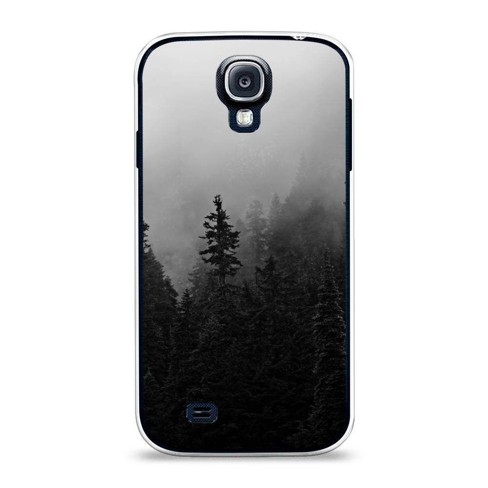 

Чехол на Samsung Galaxy S4 "Туманный лес", Серый;черный, 23950-2