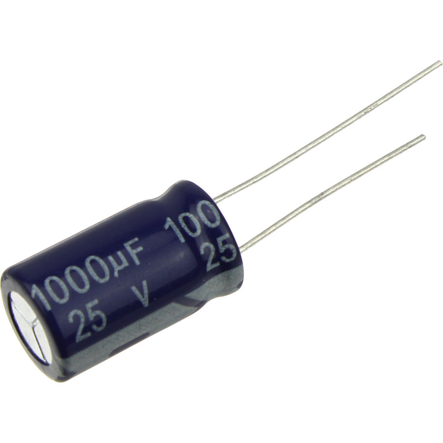 

Конденсатор 1000/25V d10 h17 105C