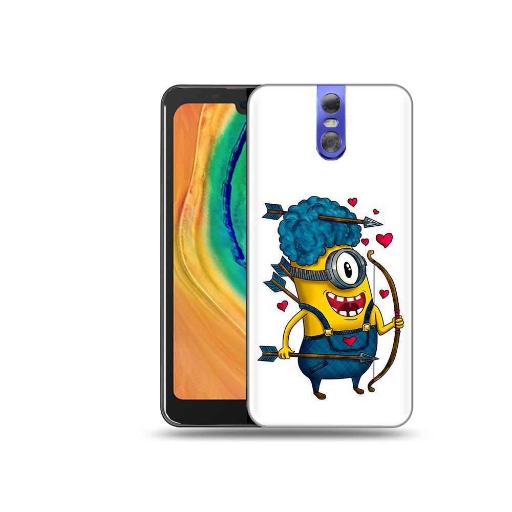 

Чехол MyPads Tocco для Doogee BL7000 Миньон купидон, Прозрачный, Tocco