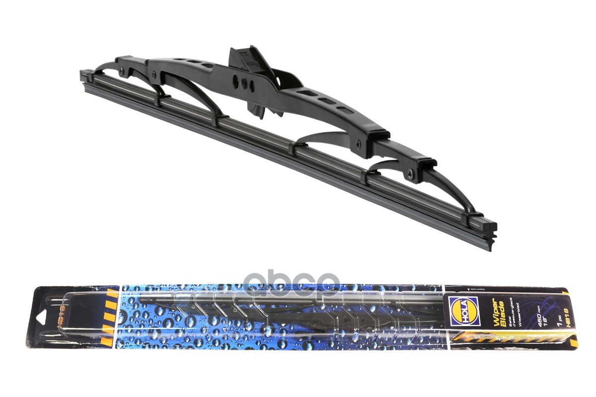 Щетка Стеклоочистителя 450 Мм Каркасная 1 Шт Hola Wiper Blade Hb18 HOLA арт. HB18