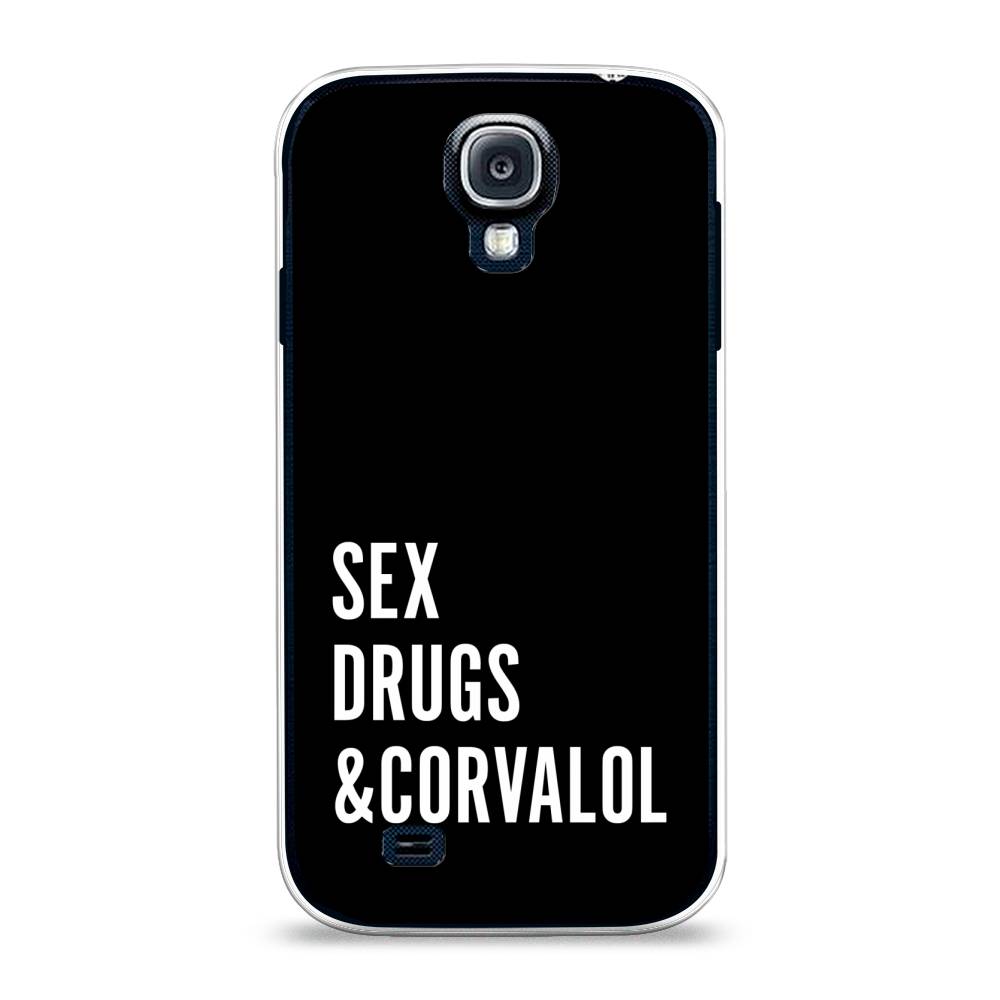 

Чехол на Samsung Galaxy S4 "Corvalol", Черный;серый;белый, 23950-6