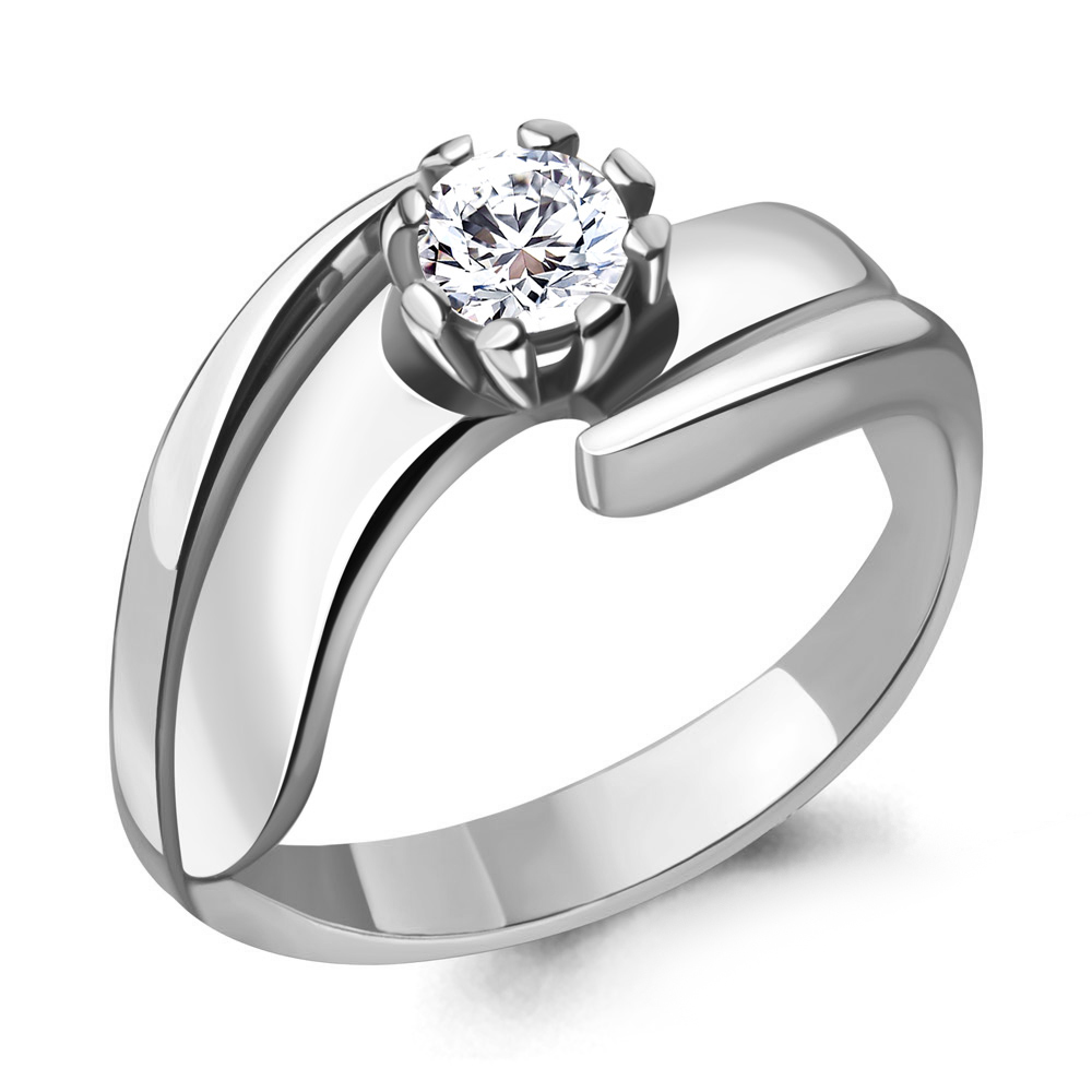 

Кольцо из серебра с фианитом Aquamarine Aquamarine 66031_925_р р. 20, 66031_925_р