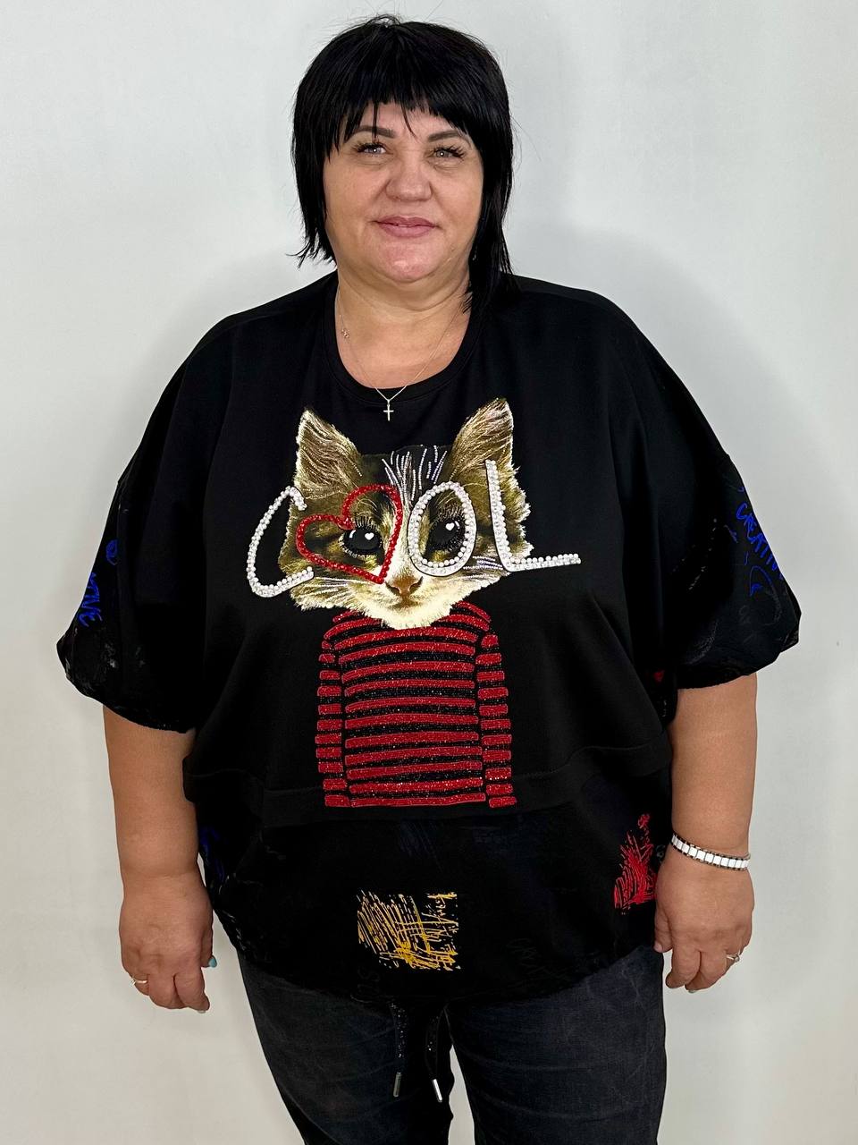 Джемпер женский Frizzante 2362 черный 60 RU