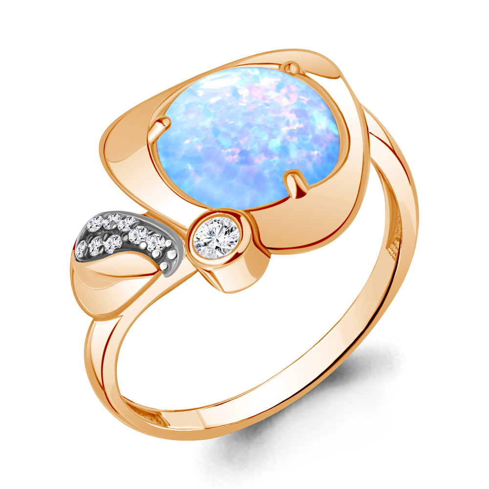 

Кольцо из серебра с фианитом Aquamarine Aquamarine 6599597А_925_з р. 18,5, 6599597А_925_з