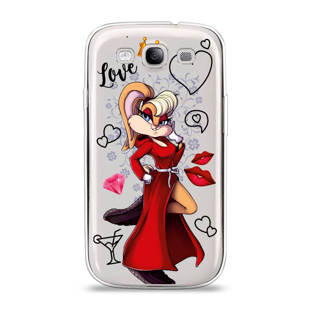 

Чехол на Samsung Galaxy S3 "Rich Lola Bunny", Красный;бежевый;оранжевый, 23750-6
