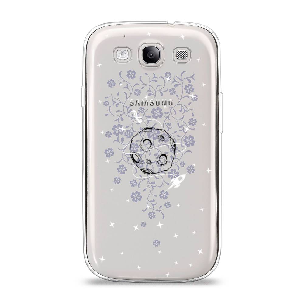 

Чехол на Samsung Galaxy S3 "Полет вокруг луны", Белый;серый;черный, 23750-2