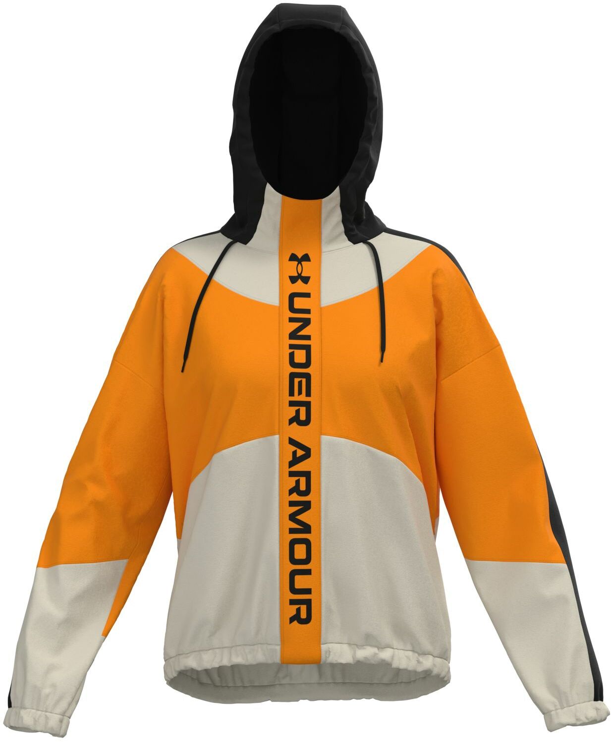 

Ветровка женская Under Armour Rush Woven Fz Jacket бежевая XL, Rush Woven Fz Jacket