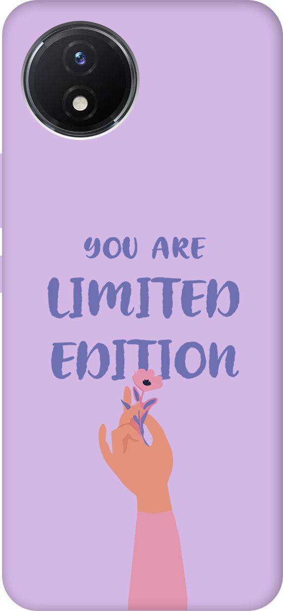 

Чехол на Vivo Y02 "Limited Edition" сиреневый, Фиолетовый, 157863