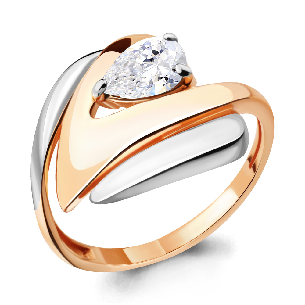 

Кольцо из серебра с фианитом Aquamarine Aquamarine 659051_925_з р. 17,5, 659051_925_з