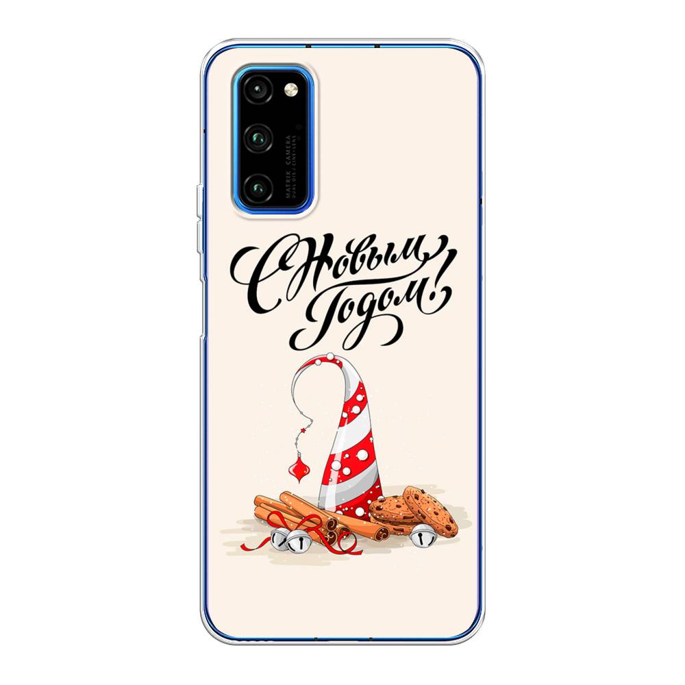 

Чехол на Huawei Honor V30 Pro "Подарки на Новый Год", Бежевый;красный;черный, 611450-5