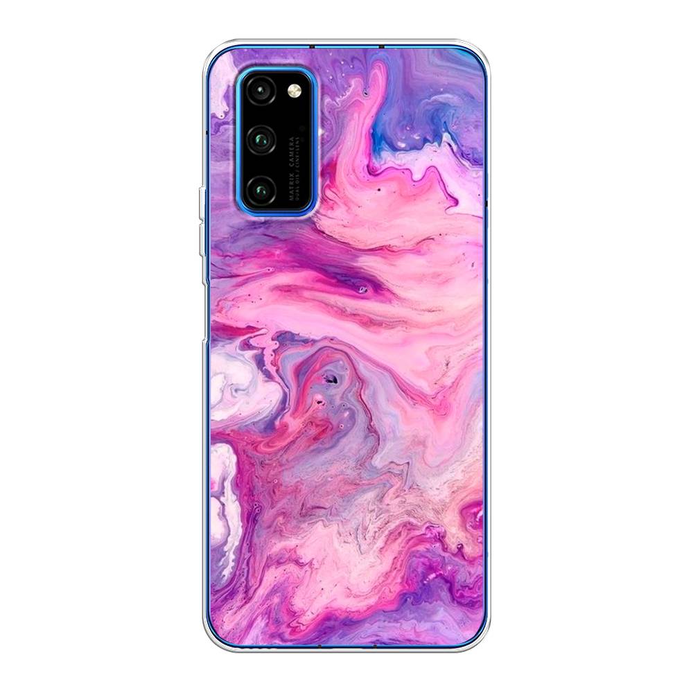 

Чехол на Huawei Honor V30 Pro "Нежно-розовая абстракция", Розовый, 611450-3