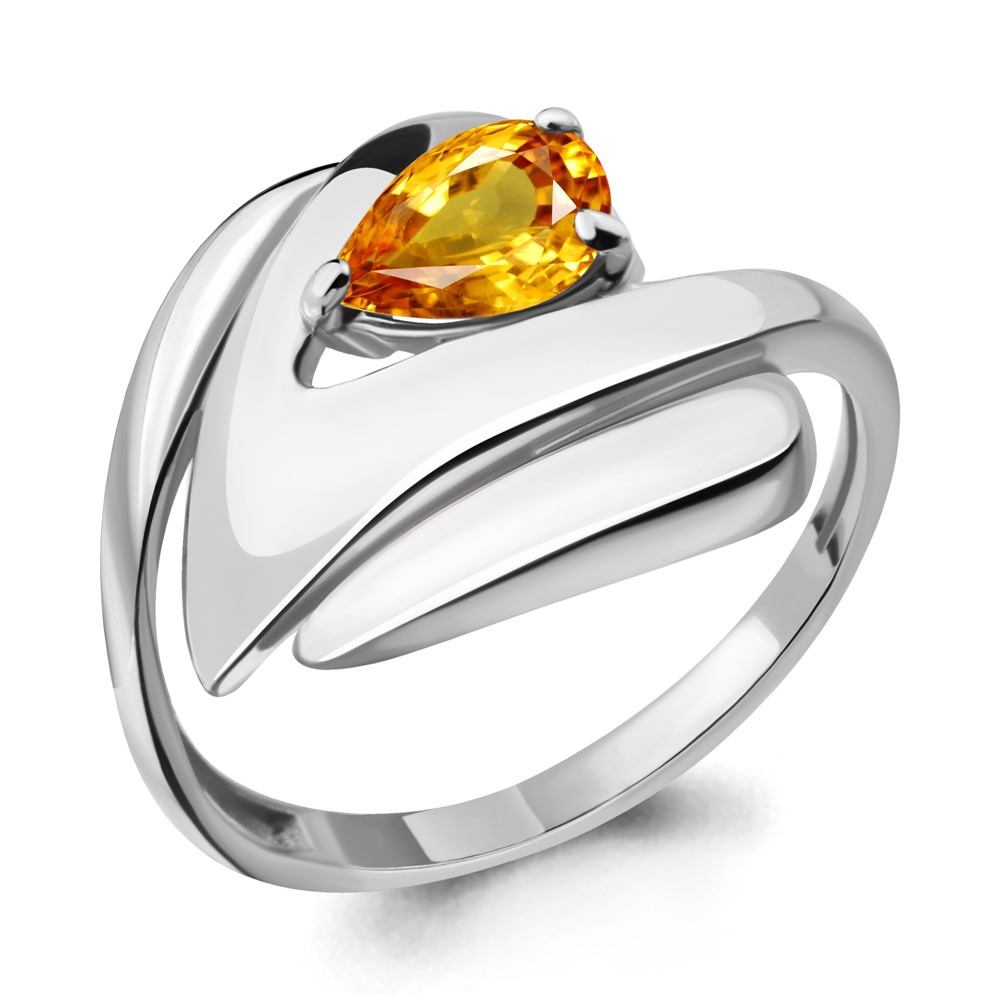 

Кольцо из серебра с цитрином Aquamarine Aquamarine 6590506_925_р р, 6590506_925_р