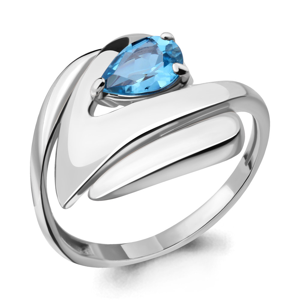 

Кольцо из серебра с топазом Aquamarine Aquamarine 6590505_925_р р, 6590505_925_р