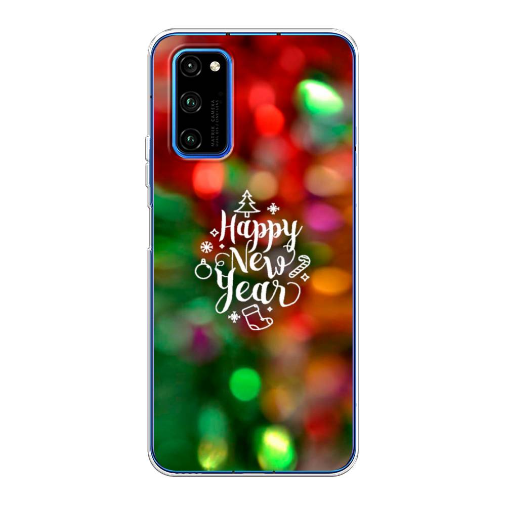 

Чехол на Huawei Honor V30 Pro "Новый Год на елке", Зеленый;красный;желтый, 611450-5
