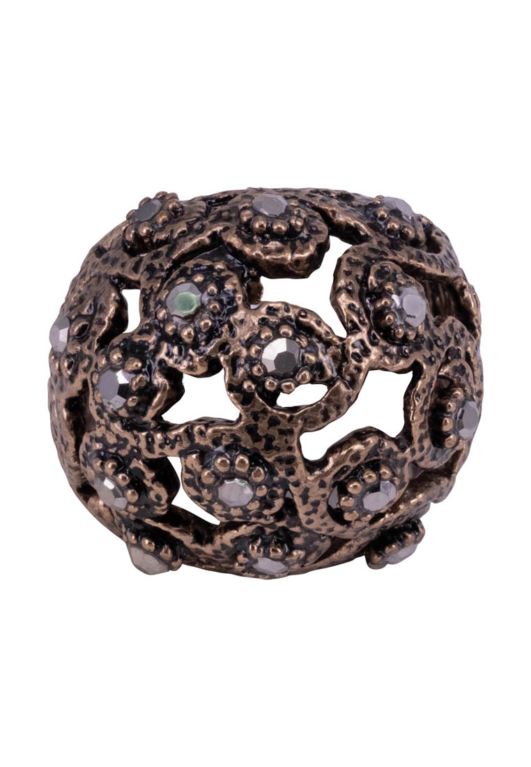 

Кольцо из бижутерного сплава р. 17,25 OTOKODESIGN 55937, гематит, 55937