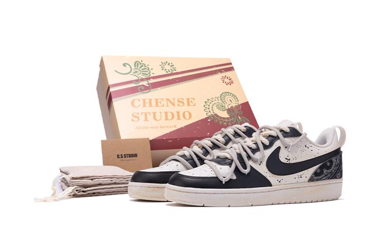 

Кеды унисекс Nike Court Borough GS белые 38 EU, Белый, Court Borough GS