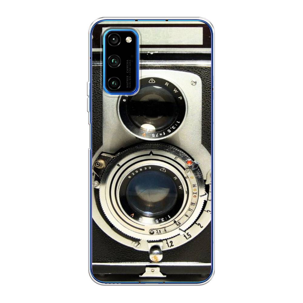 

Чехол на Huawei Honor V30 Pro "Старинный фотоаппарат", Серый;черный, 611450-6