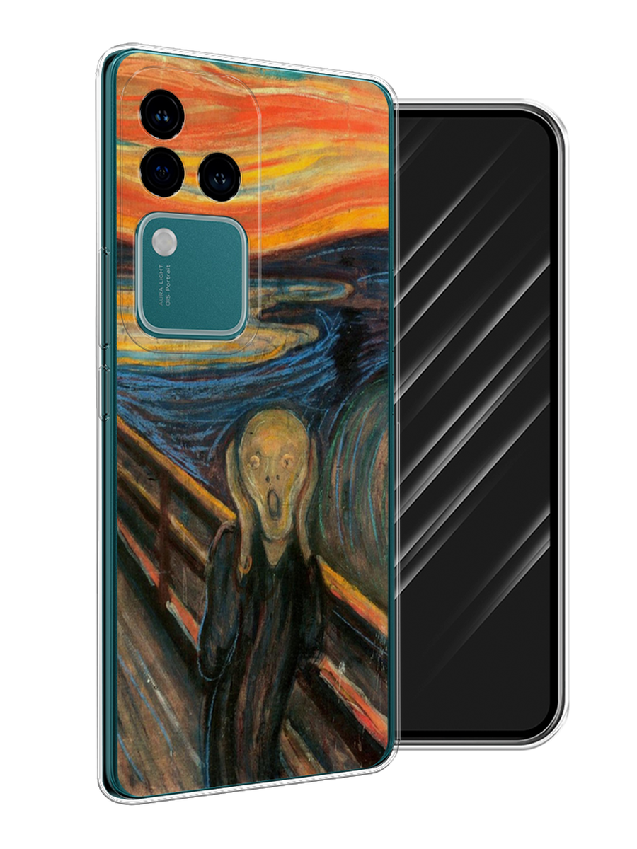 

Чехол Awog на Vivo V30 Pro/S18 Pro "Крик", Оранжевый;синий;серый, 269950-1