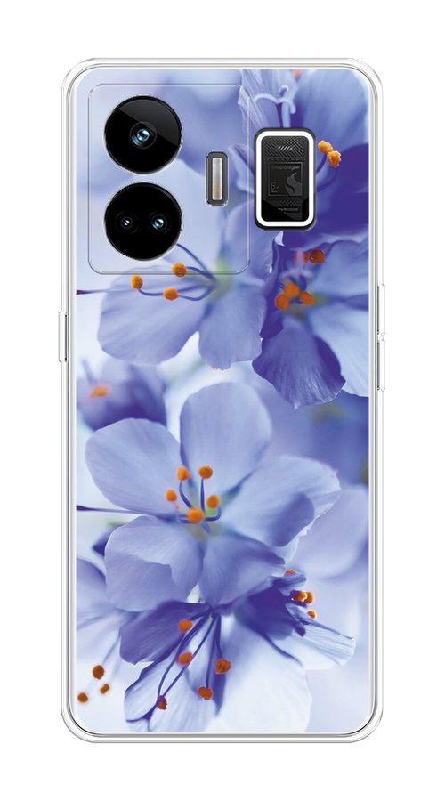 

Чехол на Realme GT Neo 5 5G/Realme GT3 "Фиолетовые цветки", Фиолетовый;синий, 2513750-1