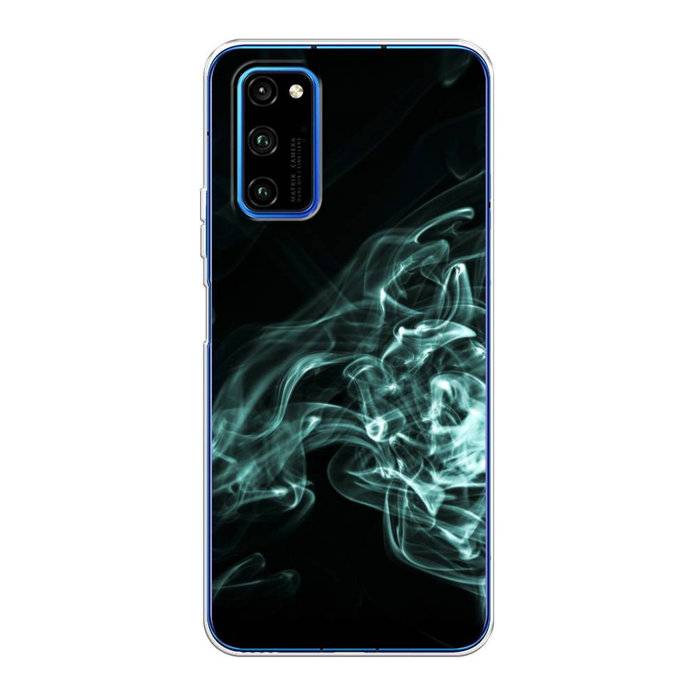 

Чехол на Huawei Honor V30 Pro "Дым", Голубой;черный, 611450-3