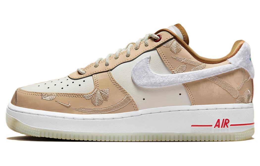 

Кеды унисекс Nike Air Force 1 Low CNY бежевые 41 EU, Бежевый, Air Force 1 Low CNY