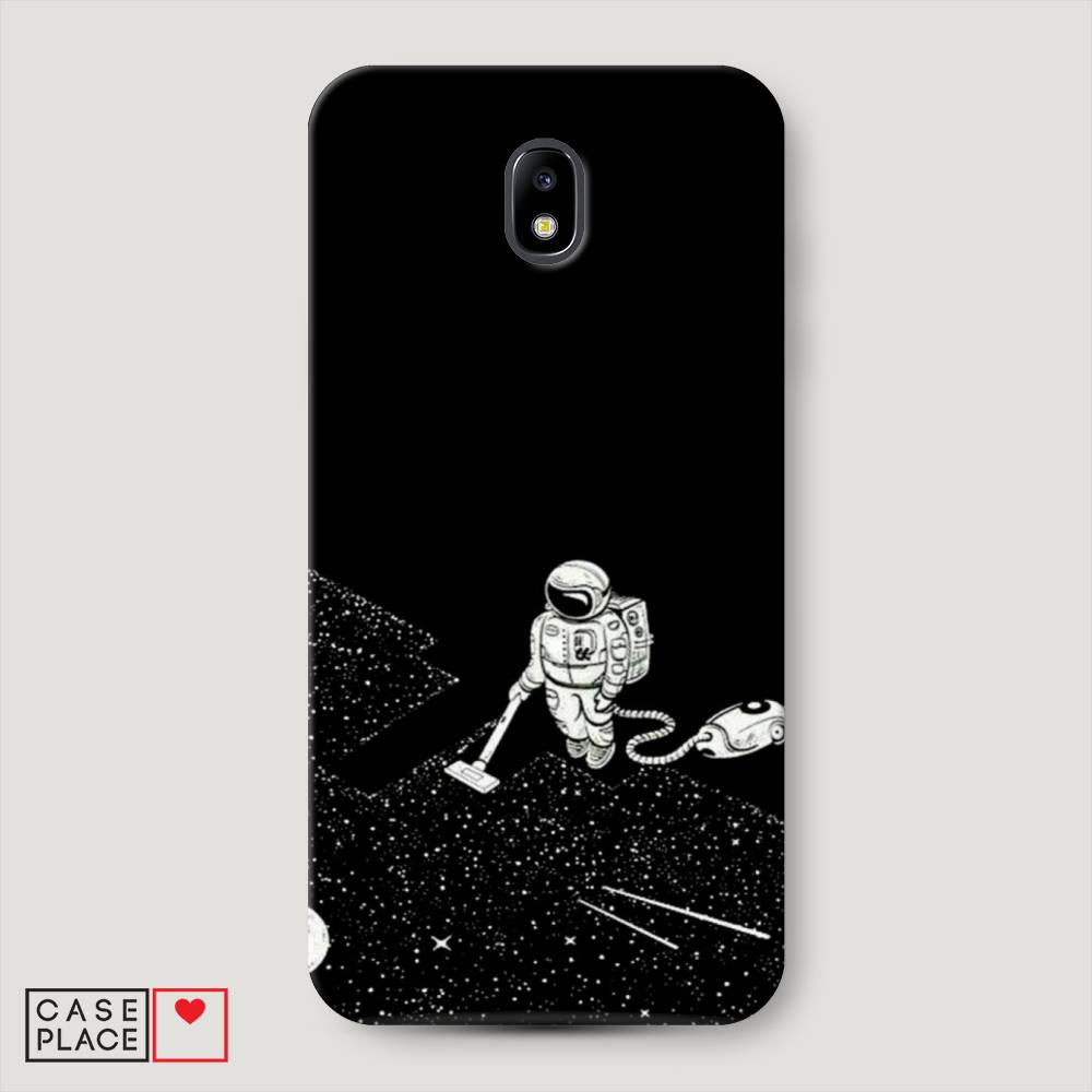 фото Чехол awog "космонавт с пылесосом" для samsung galaxy j7 2017