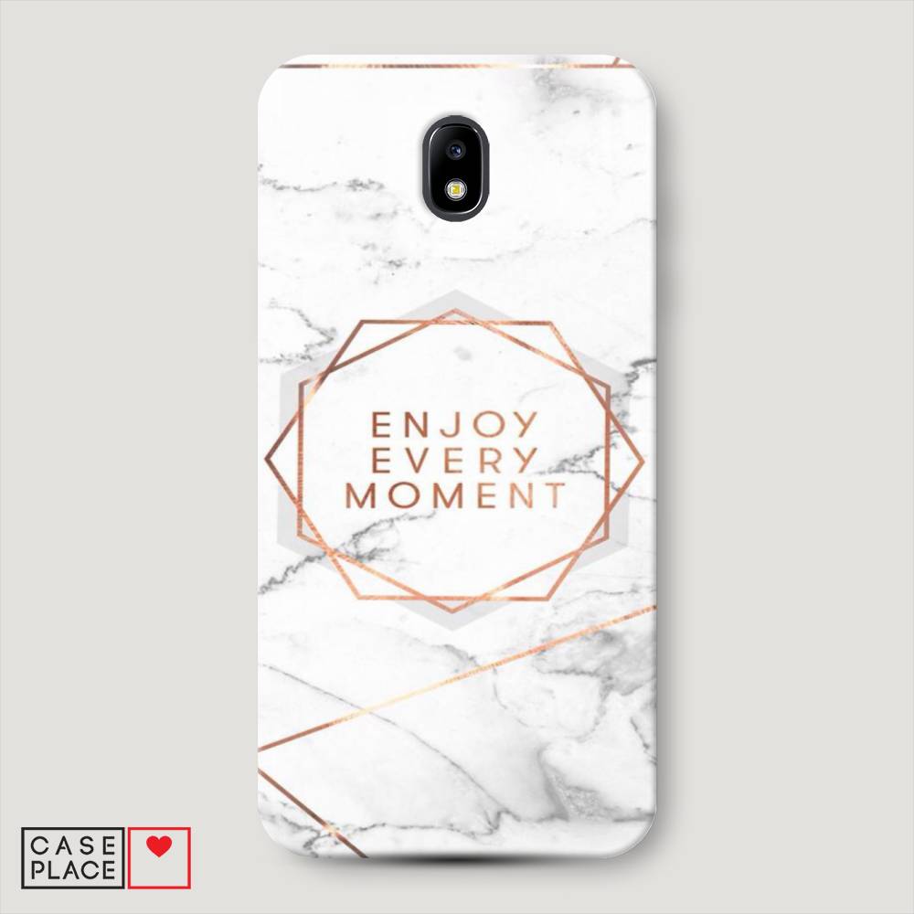 

Чехол Awog "Enjoy every moment мрамор" для Samsung Galaxy J7 2017, 23120-5