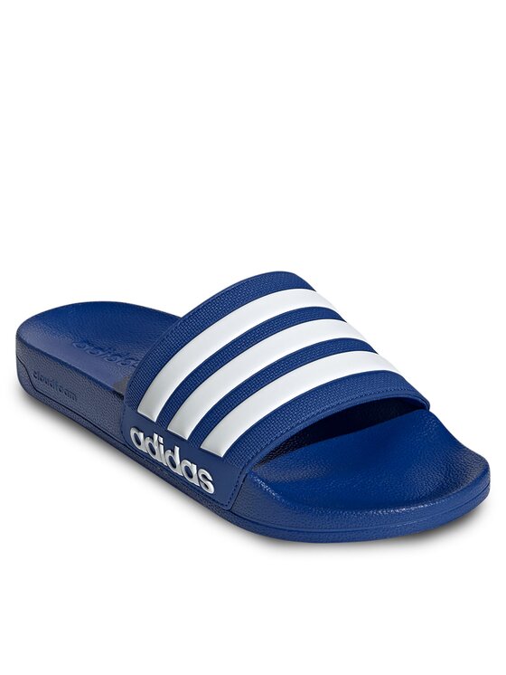 Сланцы мужские Adidas Adilette Shower Slides GW1048 синие 42 EU Вьетнам синий