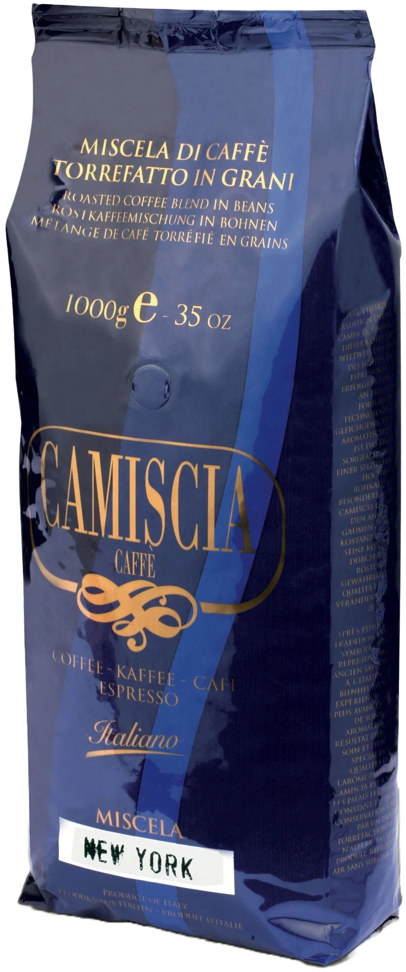 

Кофе в зернах Universal Camiscia Caffe New York, премиум-класс, 1 кг, New York
