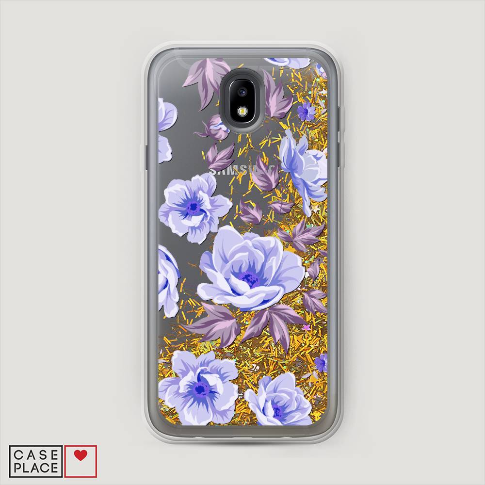 

Чехол Awog на Samsung Galaxy J7 2017 / Самсунг J7 2017 "Цветочная фантазия 1", Фиолетовый, 23190-1