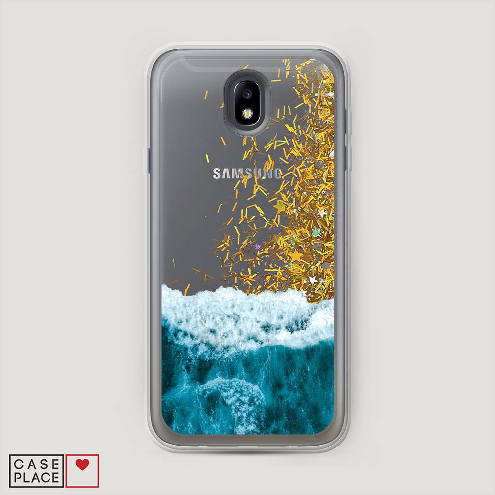 

Чехол Awog на Samsung Galaxy J7 2017 / Самсунг J7 2017 "Морская пучина", Голубой;белый, 23190-1