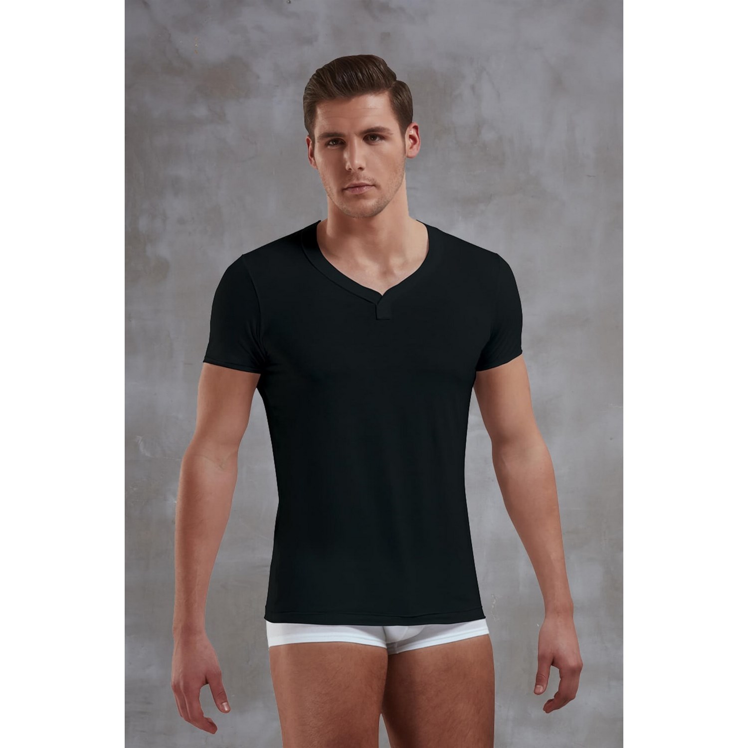 

Футболка домашняя мужская Doreanse 2860 черная 2XL, Черный, 2860