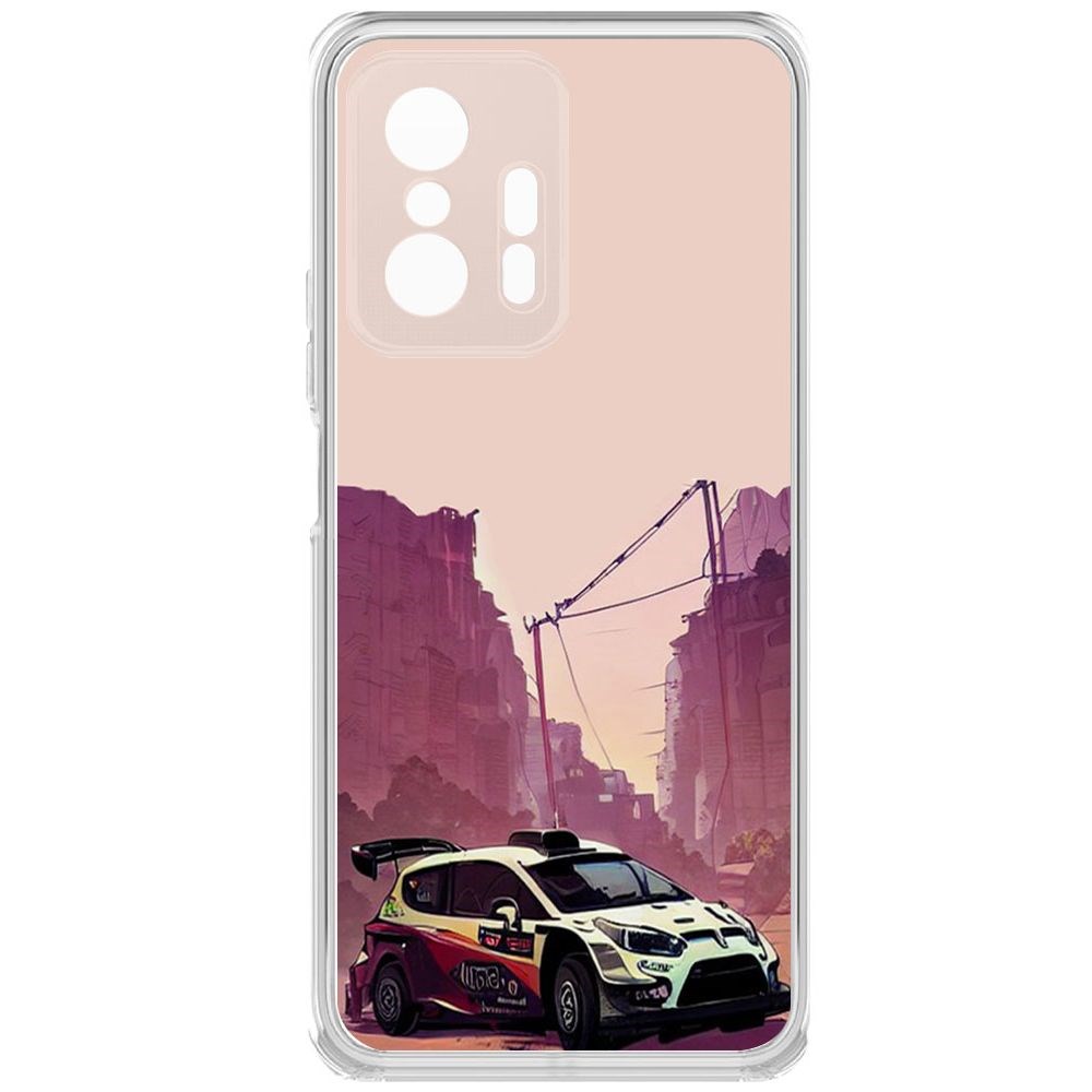 

Чехол-накладка Krutoff Clear Case Гоночный каньон для Xiaomi 11T, Прозрачный