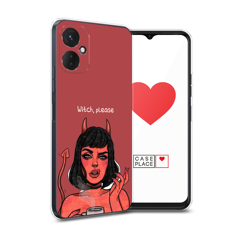 

Силиконовый чехол Awog "Evil Girl" для Tecno Spark 9 Pro, Разноцветный, 301950-6