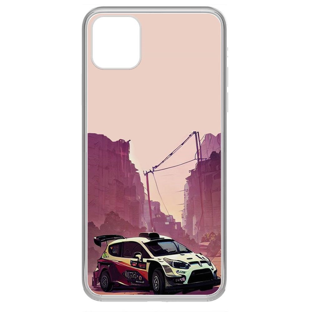 

Чехол-накладка Krutoff Clear Case Гоночный каньон для iPhone 11 Pro Max, Прозрачный